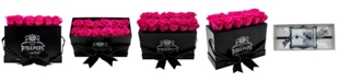 Rosepops Pop-Up Keeper by The Dozen Raspberry Punch Real Roses, Box of 12